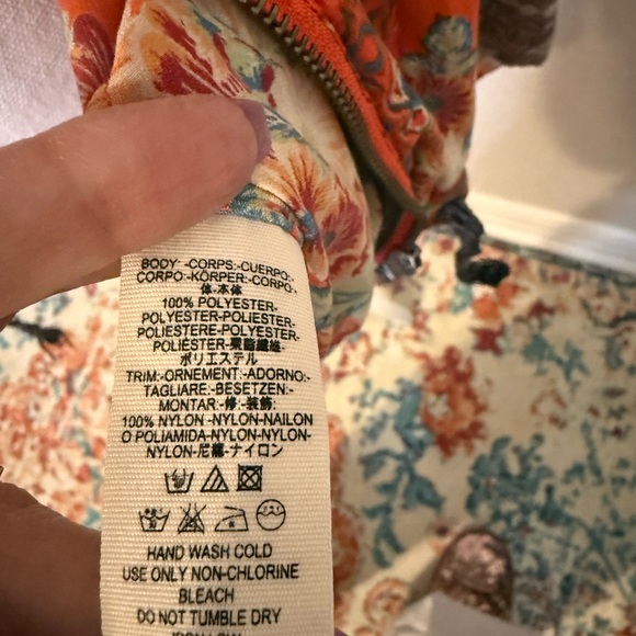 Free People Multicolor Floral Jacket/Kimono - Picture 4 of 7